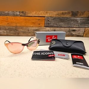 NWB SUNGLASSES RAY-BAN BLAZE CAT EYE RB 3580N (043/E4)